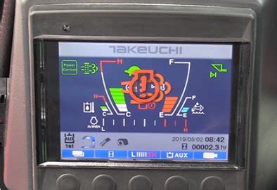 takeuchi mini excavator warning lights|takeuchi safety lights.